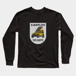 Jeep Life Jeep Wrangler Offroad 4x4 - Yellow Long Sleeve T-Shirt